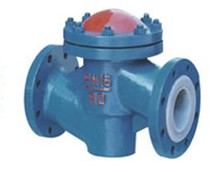 法兰衬胶止回阀 产品型号和图片