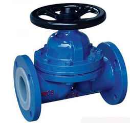 堰式衬胶隔膜阀 产品型号和图片