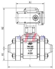 GYQ941电动高压球阀 （焊接式） 