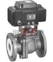 Q941F46电动衬氟球阀