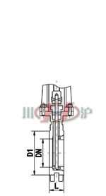 电动刀型闸阀 (侧视图) 