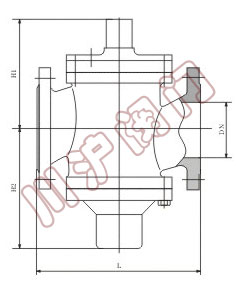 ZLF自力式流量平衡阀外形尺寸图