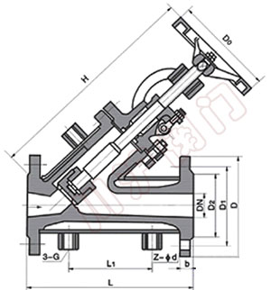 BJ45直流式夹套保温截止阀